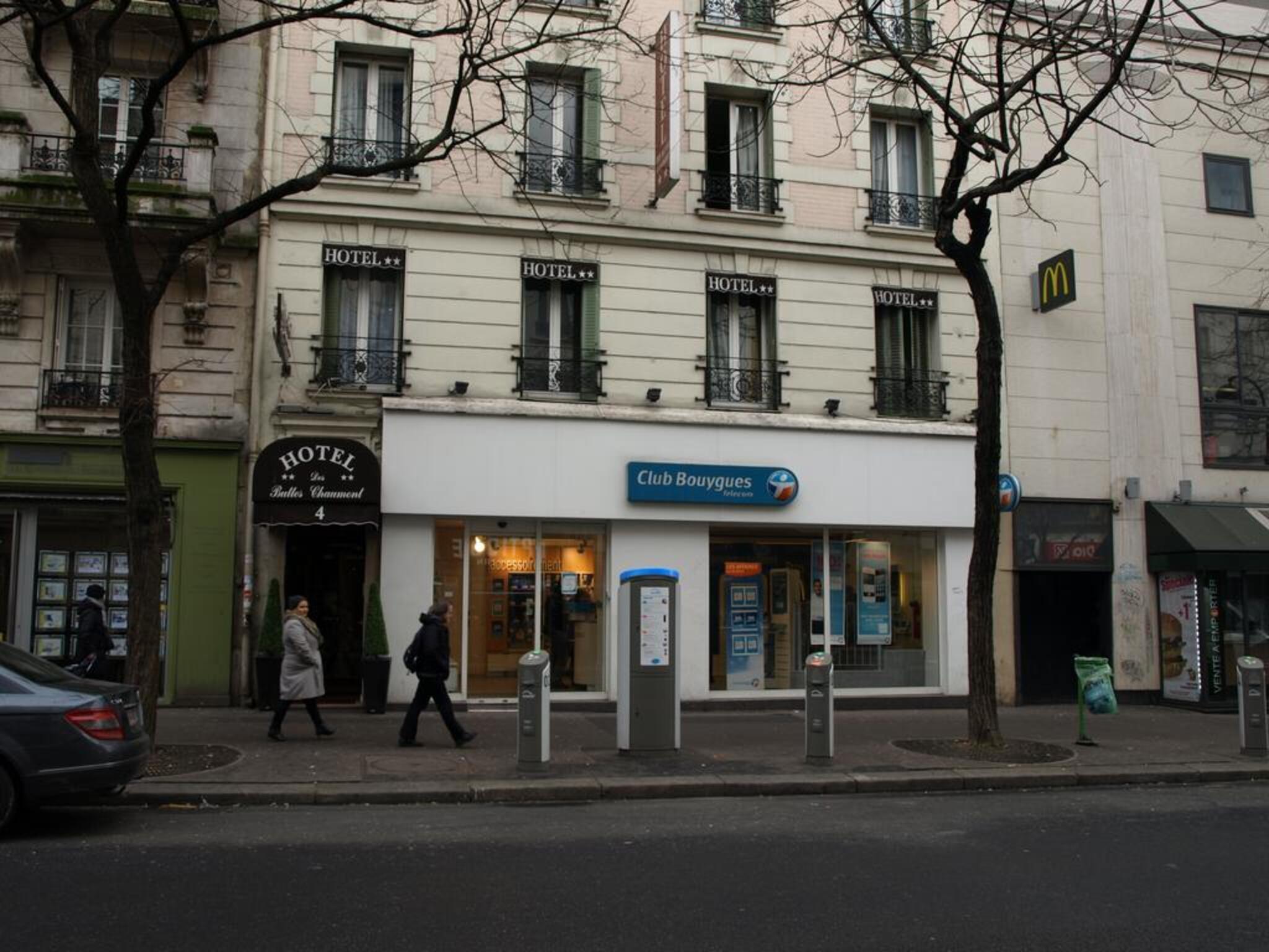 Hotel Des Buttes Chaumont Paris Exterior photo